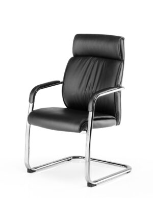 MOS19 - Sillón confidente direccional con base patín.