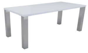 SENREU.R19 - Mesa de reuniones direccional rectangular con estructura metálica