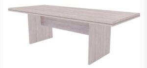 COLREU.RM19 - Mesa de reunión rectangular direccional con pie de melamina.