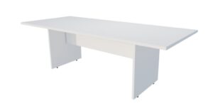 REU.RM19 - Mesa de reunión rectangular operativa con pie de melamina.