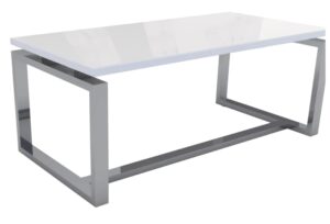 VOLC19 - Mesa direccional estructura metálica. Sobre de melamina con cristal